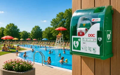 DOC Blog Defibrillator im Freibad